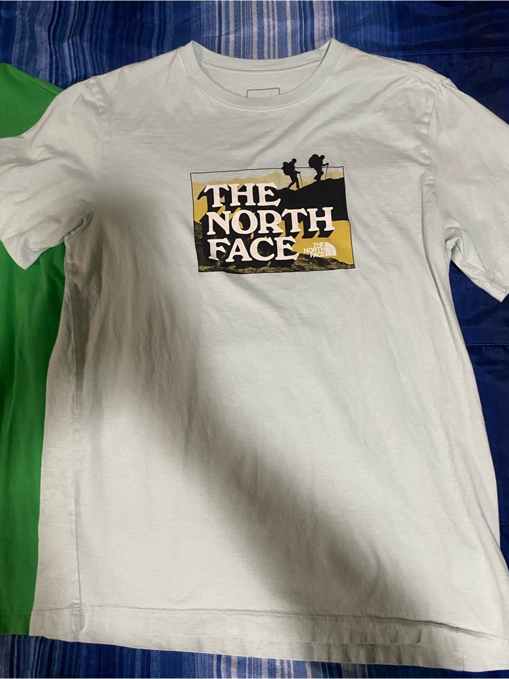 The North Face Men’s Green Logo Graphic Tees - Picture 2 of 5
